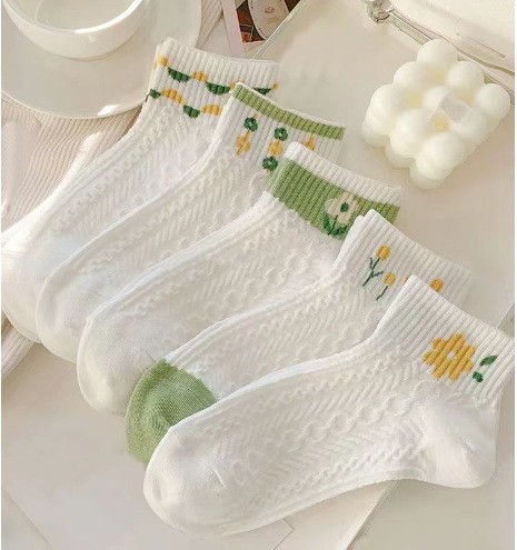 Korean Style Japanese Lace Socks For Girls Short Boat Socks